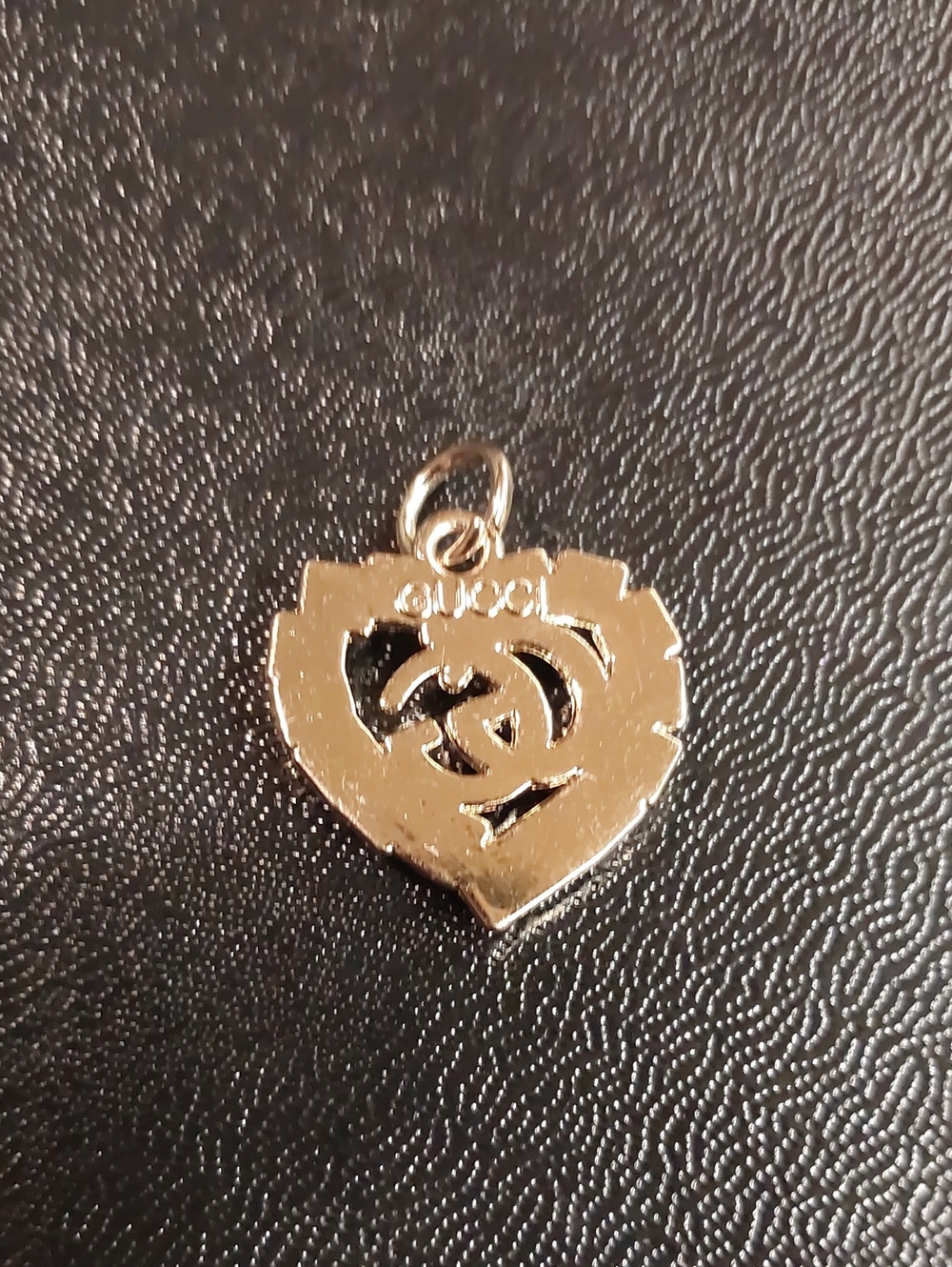 GG Gold & Pearl Heart Charm Pendant. 1/$17 or 2/$25 Charms. - Picture 2 of 2